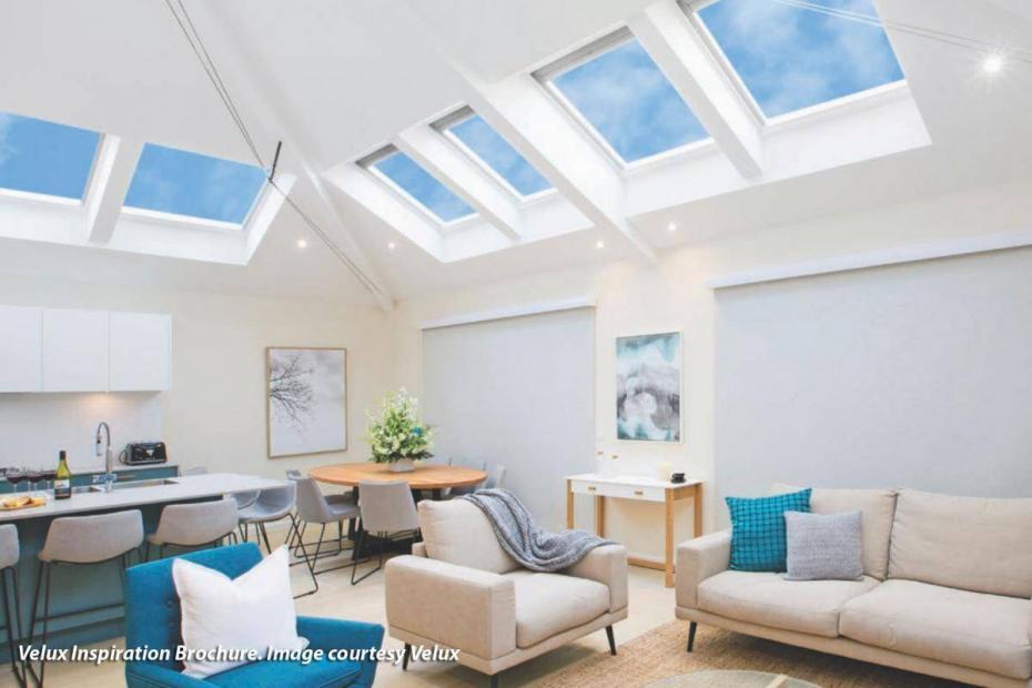 Pitched roof skylights